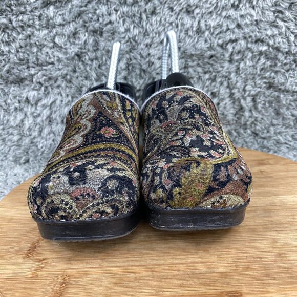 Dansko Vegan Paisley Tapestry Velvet Clogs EUR 37 Women's 7 - Picture 3 of 10